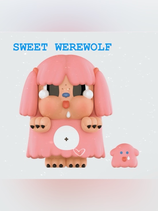 POP MART Other - *RARE* Crybaby Monster Tears Figurine - SWEET WEREWOLF - Pop Mart 100% Authentic
